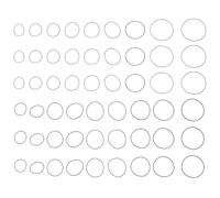 SG Store Juego de 198 Juntas de Sellado para Tapa Trasera de Reloj para Reparación de Relojes Junta Tórica de Goma.