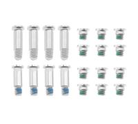 SG Store Juego de 2 tornillos para carcasa inferior de laptop compatible con MacBook Air 2018-2020 de 13 pulgadas A1932 A2337 A2179 de repuesto de tornillo de cubierta trasera, color plateado