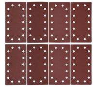 SG Store Juego de 40 hojas de lija de 115 x 230 mm con gancho y bucle 1/2 hojas de lija para lijadoras orbitales, grano mixto 60/80/120/240