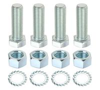 SG Store Kit de 4 Pernos Y Tuercas para Bola de Remolque M16 X 50 Mm Pernos Y Arandelas para Enganche de Remolque de Grado 8,8 Accesorios de Remolque