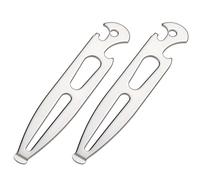 SG Store Llave de Grillete Multifunción de Acero Inoxidable de 2 Piezas Llave de Cubierta de 112 X 21 Mm