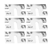 SG Store Panel solar fotovoltaico hoja conductora de tierra de 28 x 50 mm, abrazadera de conexión de disco de tierra fotovoltaica de acero inoxidable para conectar a tierra sistemas fotovoltaicos