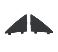 SG Store Par de tapas de gancho de remolque para parachoques delantero compatibles con Mazda 3 2014-2016 BHN1-50-101 102 ABS negro cubiertas de repuesto