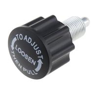 SG Store Perilla de Resorte para Bicicleta de Ejercicio 4 Unidades M16 Perilla de Resorte para Dominadas para Ajuste de Altura de Bicicleta de Interior 6,5 X 3,6 X 0,8 Cm Color Negro