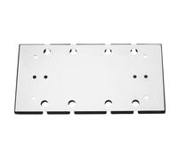 SG Store Placa base de respaldo para lijadora de hojas de repuesto de 183 x 90 mm, compatible con accesorios de herramientas eléctricas Makita BO3700 BO3710 BO3711