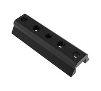 SG Store Placa de Cola de Milano para Telescopio Base Guía para Buscador de 90 Mm con Orificios M8 Orificio de 1/4" Y Orificios Pasantes de 7 Mm