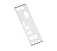 SG Store Placa Trasera de E/S de Carcasa de Ordenador Compatible con ASUS Prime A320M-K Shield IO Plateada Placa Base