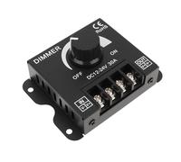 SG Store Regulador de Voltaje Ajustable para 30 A 12 V 24 V Fuente de Alimentación CC Estable para Iluminación LED de Un Solo Color.