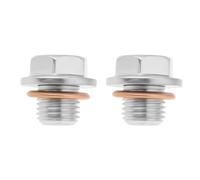 SG Store Tapón de Cárter de Coche M14 X 1,5 (2 Unidades 1064A034 KIT0163) Compatible con Mitsubishi L200 KB4T Serie 4 2.5D con Arandela.