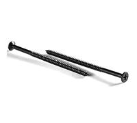 SG TZH #10 tornillos de madera de 3-1/2 pulgadas, 100 piezas 18-8 (304) tornillos de acero inoxidable cabeza plana Phillips rápido autorroscantes yeso tornillos de óxido negro