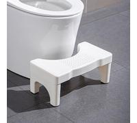 Sgabello per WC | Taburete Universal Baño WC - Antideslizante | Alivia Flatulencia, Distensión y Colon Irritable | para Adultos, Niños y Ancianos - Diseño Compacto 39x26 cm