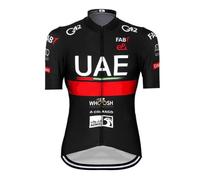 SGCIKER 2024 World Tour Pro Team UAE Camiseta de Ciclismo para Hombres, de Manga Corta Transpirable para Bicicleta Camiseta, Camiseta de Ropa Ciclismo MTB (XL)