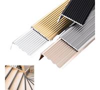 SGDBVOLM Protector de Bordes para escalones, Protector De Borde Escalera, 90cm, Tiras Rodadura for Esquinas Escalones Interiores Y Exteriores(Black,90cm L 70mm*30mm)