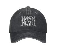 SGDHJCFCV Gorra de béisbol Grindcore de Napalm de la Banda de Metal Pesado Negro de algodón de Moda Personalizada para Hombres y Mujeres Gorra de papá Ajustable para Adultos Primavera