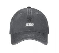 SGDHJCFCV Meow-Cat Please-Meow-Back-Eurovision Gorra de béisbol Rave Custom Hat Anime Sun Hat para niños Elegantes Sombreros de Mujer para Hombres