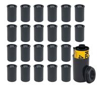 Sgehai 30 unidades de latas de película con tapa, lata de plástico, lata de película negra, caja de película, latas de película con tapa, para actividades científicas