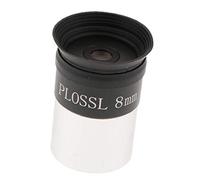 SGerste Lente de telescopio PL de 8 mm de 1.25 pulgadas con revestimiento múltiple - Diseño Plossl de 4 elementos, rosca para filtros de astronomía estándar de 1.25 pulgadas