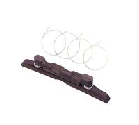 SGerste Puente de mandolina de palisandro de 114 mm + cuerdas de mandolina para piezas de instrumentos musicales de mandolina