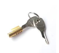 SGERUFZ 1 pcs Candado antirrobo para remolque con 2 llaves, compatible con enganches de remolque y la mayoría de remolques.