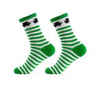 SGERUFZ 1 Pcs Set de Regalo de la Suerte con Calcetines Divertidos de Trébol de Cuatro Hojas 'Tú Puedes' Amuleto de Buena Suerte