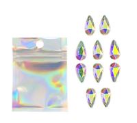 SGERUFZ 10 piezas gemas dentales diamantes para dientes decoración dental kit dental brillo decorativo para sonrisa y uñas (cristal)