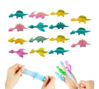 SGERUFZ 15 Pcs Dinosaurios Voladores de Caucho Juguete Tirachinas para Dedos Divertido Juguete para Niños Dinosaurio Volador Color Aleatorio