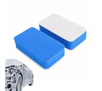 SGERUFZ 2 Esponja de Vidrio para Ventanas, Paños de Limpieza para Cristales, Tela de Limpieza de Película de Aceite, Almohadillas de Pulido de Fieltro, Paños para Descontaminación de Parabrisas