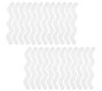 SGERUFZ 24 Piezas Alfombrilla Antideslizante para Bañera, Pegatinas Antideslizantes para Ducha, Tiras Antideslizantes para Ducha, Bañera y Escaleras