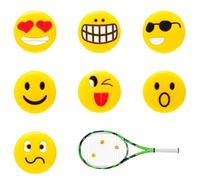 SGERUFZ 7 Piezas Antivibrador de Tenis, Animal Damper para Raqueta de Tenis, Emoji con Antivibrador, Adecuado para Jugadores de Tenis y Badminton