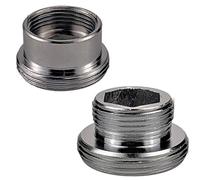 SGERUFZ Adaptador de grifo de 2 piezas para conectar aireadores a grifos de cocina, acoplamientos y conexiones de manguera, aireador de grifo (M16-M22)