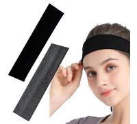 SGERUFZ Cinta Pelo Deporte Hombre, 2 piezas, Antideslizante, Diadema Deportiva Elástica Durable, Cinta Sudor Cabeza Hombre Entrenamiento, Diadema Hombre y Mujer para Yoga
