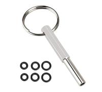SGERUFZ Herramienta de Reparación Compatible con Jura/Krups Siziliana/AEG Cafeteras Automáticas para Extraer la Grupo de Infusión Llave de Cabeza Ovalada con Anillo de Llave Cabeza Ovalada Bit Ovalado