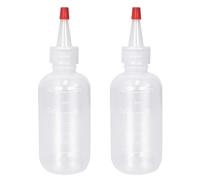 SGERUFZ Lote de 2 botellas vacías con boquilla aplicadora, pintura, artesanía, Peine Aplicador de aceite para el cabello