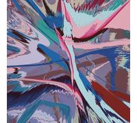 SGFGAD FHYWQ Famoso póster de Damien Hirst Cuadro abstracto de arte mural《Ballet》por Damien Hirst Impresión Visión pintura en color para decoración del hogar 40x40cm sin enmarcar