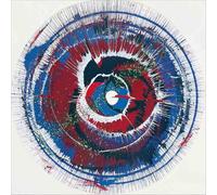 SGFGAD FHYWQ Famoso póster de Damien Hirst Cuadro abstracto de arte mural《Spin》 por Damien Hirst Impresión Visión Pintura en color para decoración del hogar 40x40cm sin enmarcar