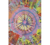SGFGAD FHYWQ Famoso póster de Damien Hirst Ilustración abstracta en la pared《Spin》por Damien Hirst Prints Vision Pintura de lienzo a color para decoración del hogar 40x55cm sin enmarcar