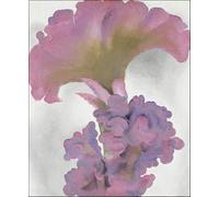 SGFGAD FHYWQ Georgia O'Keeffe Póster Color Flores Impresiones《Coxcomb》Arte de Pared Abstracto Cuadro de Georgia O'Keeffe Pintura en Lienzo Para Decoración del Hogar 30x50cm Sin Marco