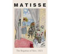 SGFGAD FHYWQ Henri Matisse Póster Impresiones de paisajes Arte de pared abstracto Imagen《Las regatas de Niza》Henri Matisse Pintura en lienzo para decoración de salón 50x70cm sin marco