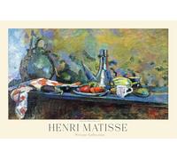 SGFGAD FHYWQ Henri Matisse Póster Impresiones en color Cuadro abstracto de arte de pared《Bodegón con una maceta》Henri Matisse Pintura en lienzo para decoración del hogar 50x80cm sin marco