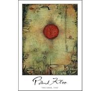 SGFGAD FHYWQ Paul Klee Paisaje Póster Impresiones en Color Arte de Pared Abstracto Imagen《The Edge 1930》Paul Klee Pintura en Lienzo Para Decoración De Salón 40x60cm Sin Marco