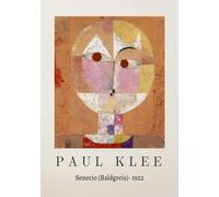 SGFGAD FHYWQ Paul Klee People Portrait Poster Color Prints Abstract Wall Art Picture《Sencio》Paul Klee Lienzo Pintura Para Decoración De Salón 50x70cm Sin Marco