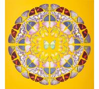 SGFGAD FHYWQ Póster abstracto de Damien Hirst Cuadro de pared de pared 《Butterfly Symmetry》por Damien Hirst Vision Color Lienzo Pintura para Decoración del Hogar 40x40cm Sin enmarcar