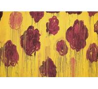 SGFGAD FHYWQ Póster de Cy Twombly《La Rosa (V)》Estampas abstractas murales 60x40cm sin enmarcar