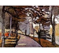 SGFGAD FHYWQ Póster de Henri Matisse《Path in the Bois》Grabados murales Regalos 70x50cm sin enmarcar