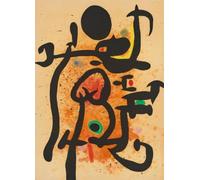 SGFGAD FHYWQ Póster de Joan Miro Color Abstract Gifts Pintura en lienzo《 The Flame Spnitter》De Joan Miro Colección de Grabados para Decoración del Hogar 50x70cm Sin enmarcar
