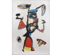 SGFGAD FHYWQ Póster de Joan Miro Color People Prints《Majorette》 Estética Arte abstracto mural de Joan Miro Pintura en lienzo para decoración del hogar 50x70cm sin marco