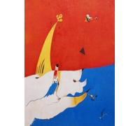 SGFGAD FHYWQ Póster de Joan Miro Figura a color Regalos abstractos Pintura en lienzo 《 Paisaje》De Joan Miro Colección de Grabados para Decoración del Hogar 50x70cm Sin enmarcar