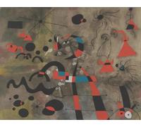 SGFGAD FHYWQ Póster de Joan Miró Gente Grabados de paisaje《 Escape Ladder 1940》 Arte abstracto mural de Joan Miro Pintura en lienzo para decoración del hogar 50x60cm sin enmarcar