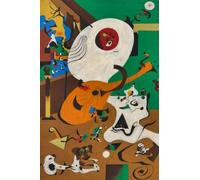 SGFGAD FHYWQ Póster de Joan Miró《Interior holandés I》 Impresiones murales abstractas 40x60cm sin enmarcar