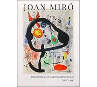 SGFGAD FHYWQ Póster de Joan Miró Pintura abstracta en lienzo a color《 Solomon R con figura》De Joan Miro Colección de Grabados para Decoración del Hogar 50x70cm sin enmarcar